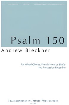 Cover of the Psalm 150 score